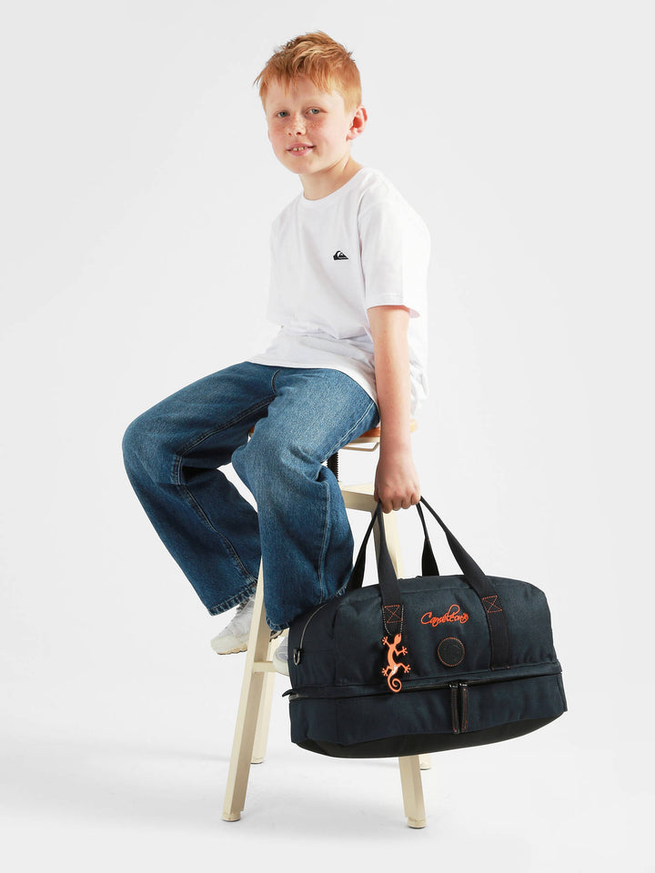 Sac de sport enfant pour garçon Caméléon Vintage Urban Navy Orange - Melisac
