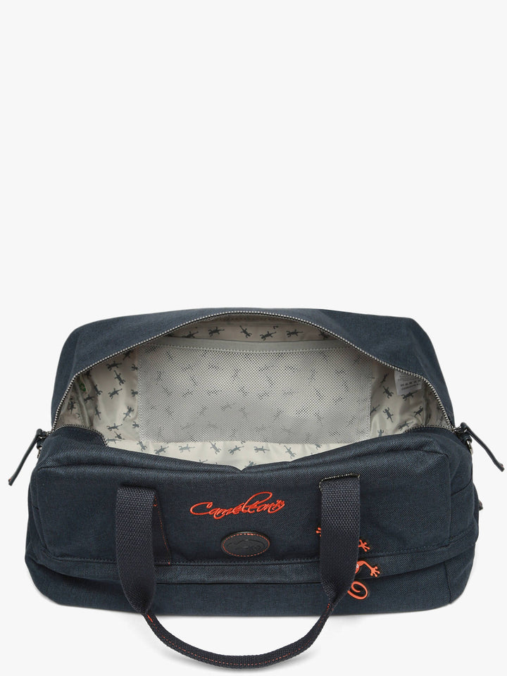Sac de sport enfant pour garçon Caméléon Vintage Urban Navy Orange - Melisac