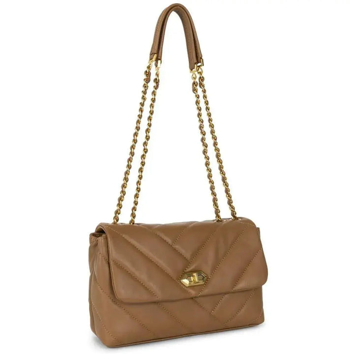 Sac trotteur Lancaster Soft Matelassé 530-26 - Sac trotteur Lancaster Soft Matelassé 530-26 - Camel Melisac -Reims