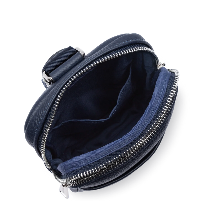 Sacoche en cuir bleu Lancaster 370-037 pour hommes