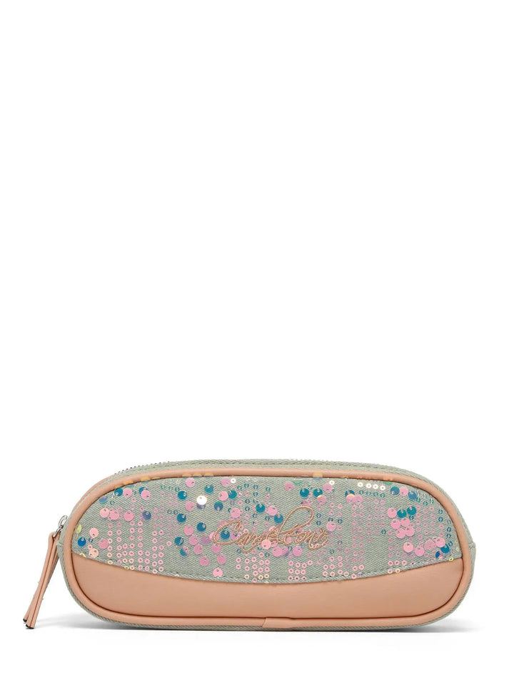 Trousse d'école à deux compartiments pour filles Vintage Urban Caméléon - Melisac