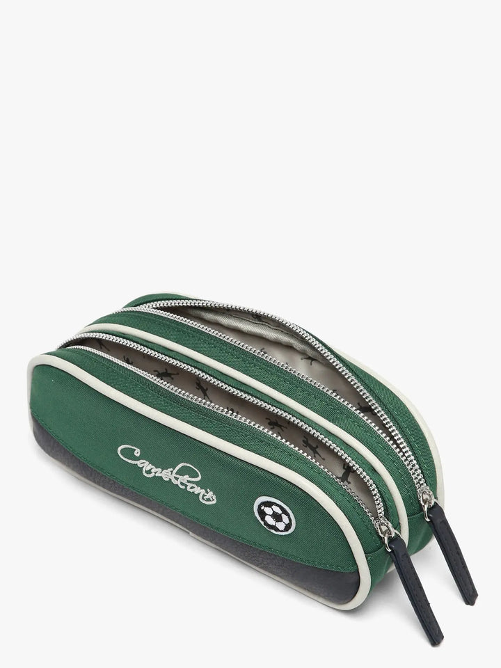 Trousse d'école à deux compartiments pour garcon Vintage Urban Caméléon - Melisac