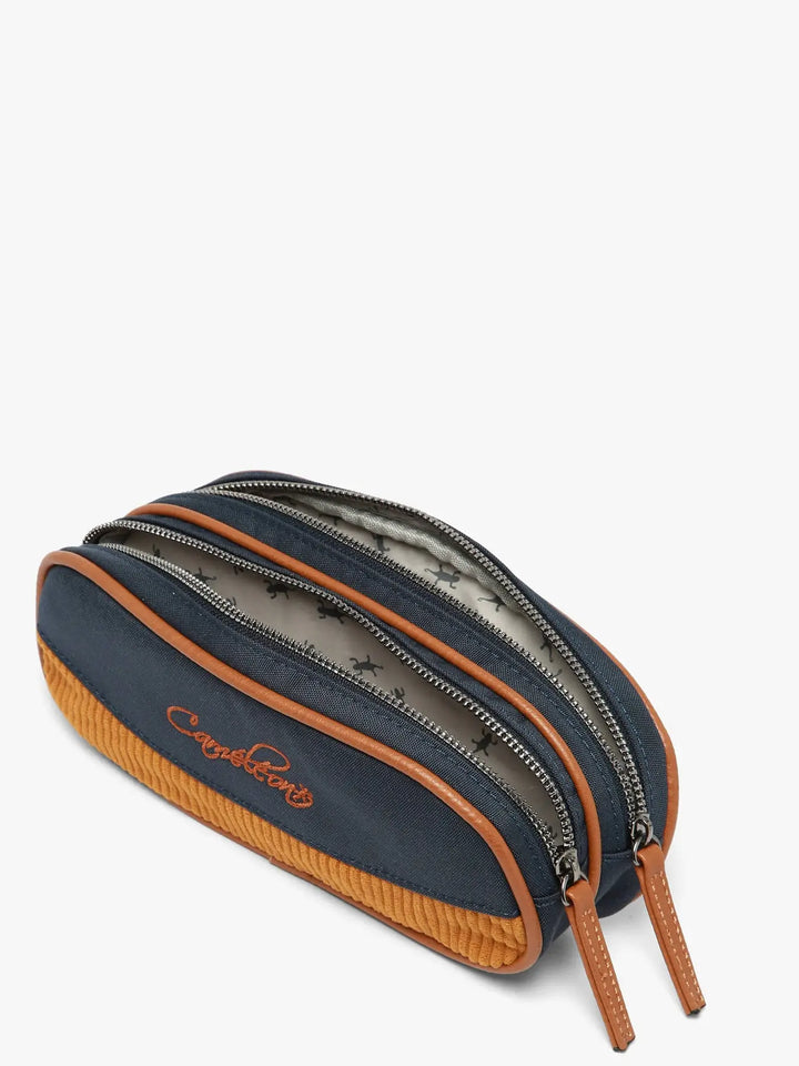 Trousse d'école à deux compartiments pour garcon Vintage Urban Caméléon - Melisac
