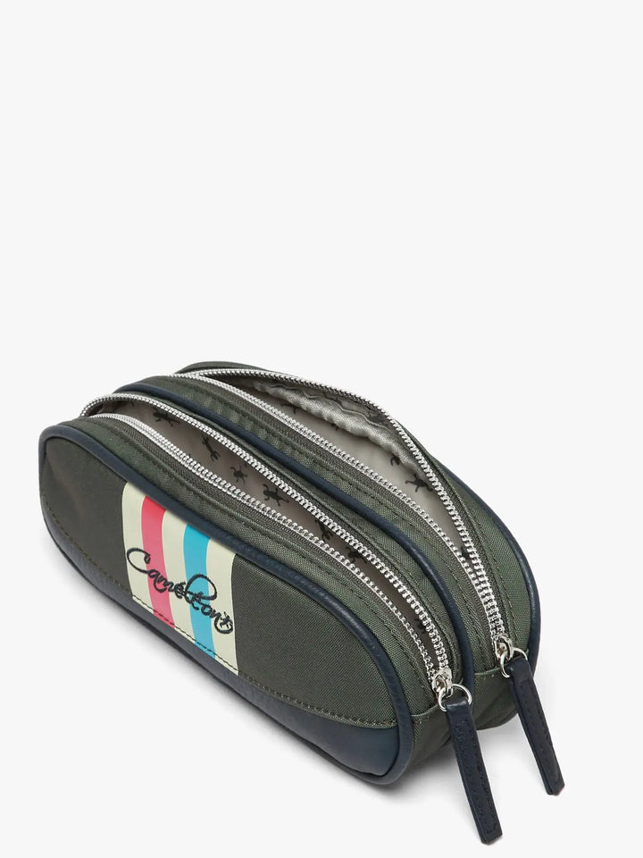 Trousse d'école à deux compartiments pour garcon Vintage Urban Caméléon - Melisac