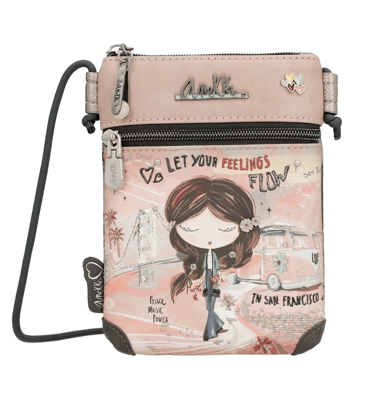 Anekke Mini sac Pink Peace & Love 38823-904 - Anekke Mini sac Pink Peace & Love 38823-904 - Default Title Melisac -Reims