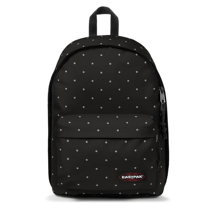 Sac à dos Out of Office Dots Silver Noir à pois argentés Eastpak avec compartiment ordinateur