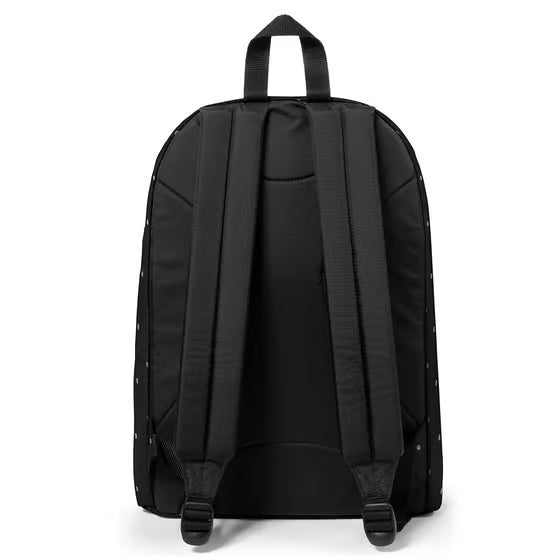 Sac à dos Out of Office Dots Silver Noir à pois argentés Eastpak avec compartiment ordinateur