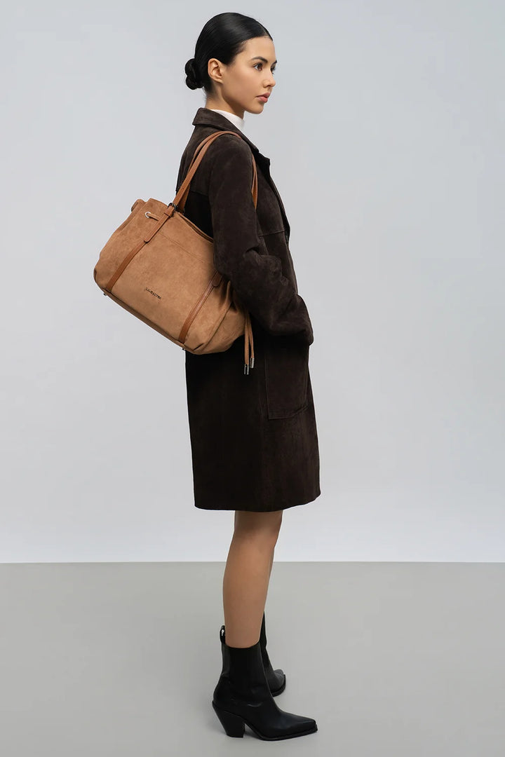 Grand Sac Cabas Lancaster Velvet Emma 518-097