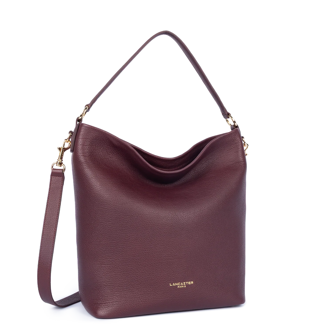 Grand Sac Seau en cuir marron Lancaster 529-99