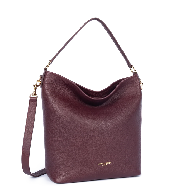 Grand Sac Seau en cuir marron Lancaster 529-99