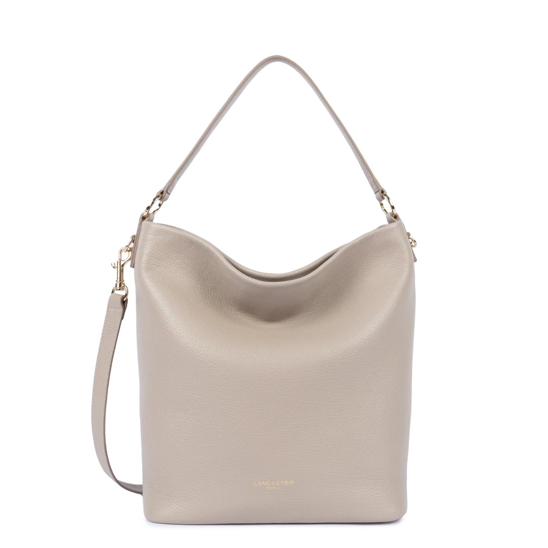 Grand Sac Seau en cuir marron Lancaster 529-99