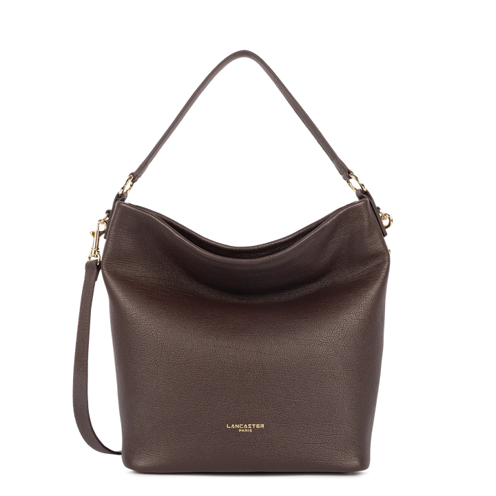 Grand Sac Seau en cuir marron Lancaster 529-99