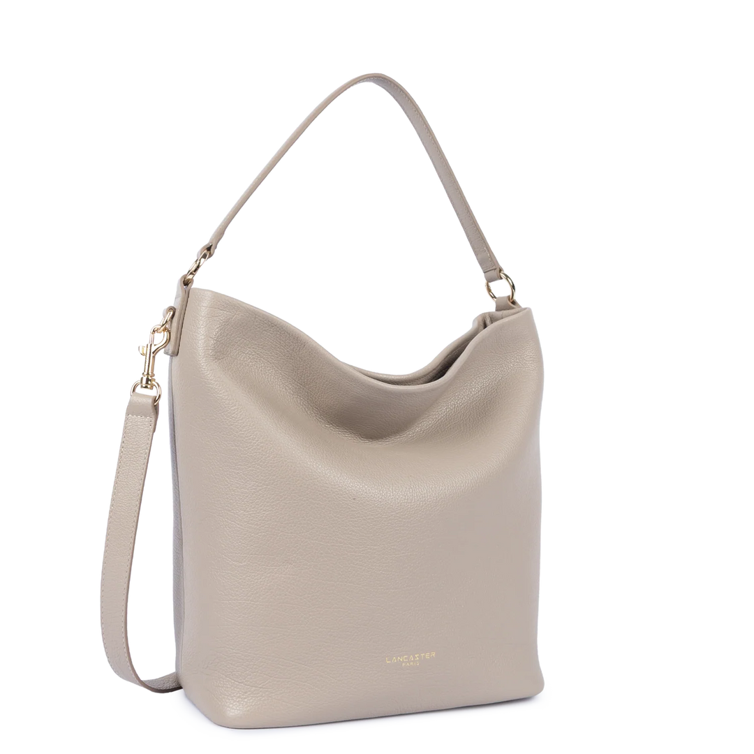 Grand Sac Seau en cuir marron Lancaster 529-99