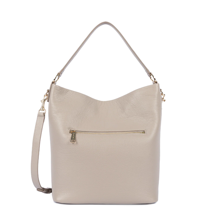 Grand Sac Seau en cuir marron Lancaster 529-99