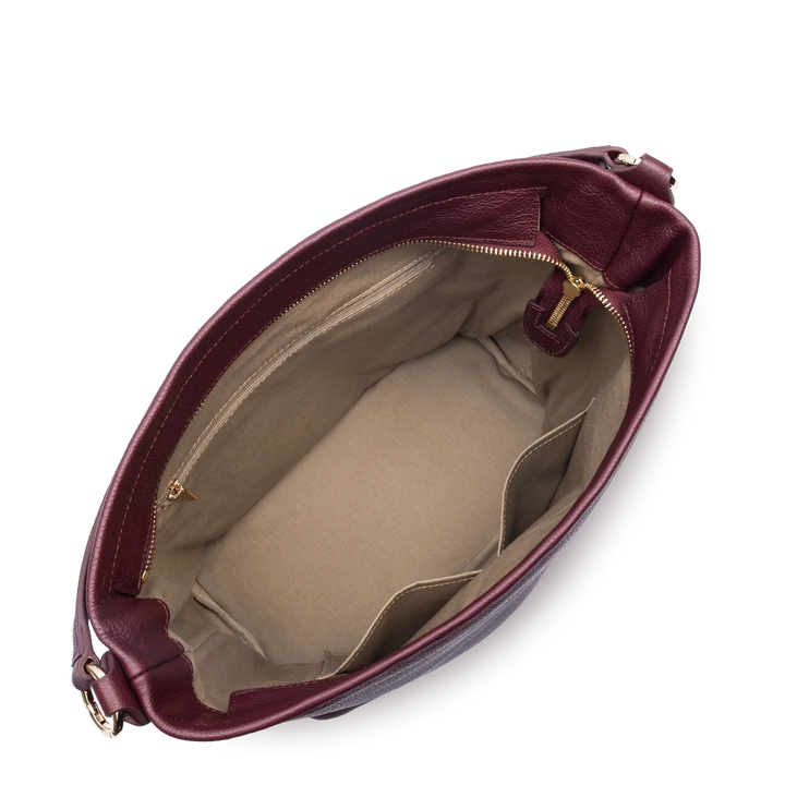 Grand Sac Seau en cuir marron Lancaster 529-99
