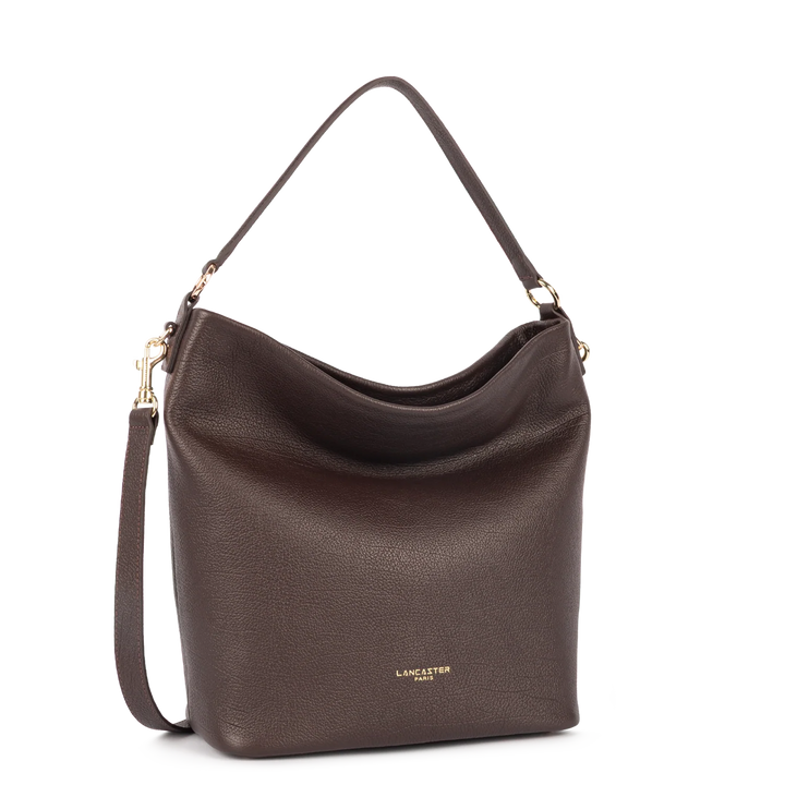 Grand Sac Seau en cuir marron Lancaster 529-99