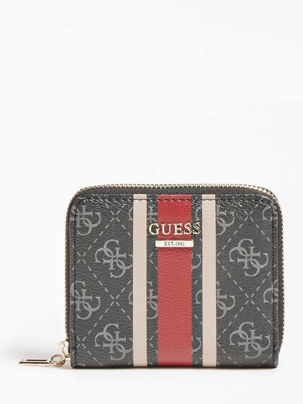 Mini portefeuille Guess Jensen SLG - Mini portefeuille Guess Jensen SLG - Noir Melisac -Reims