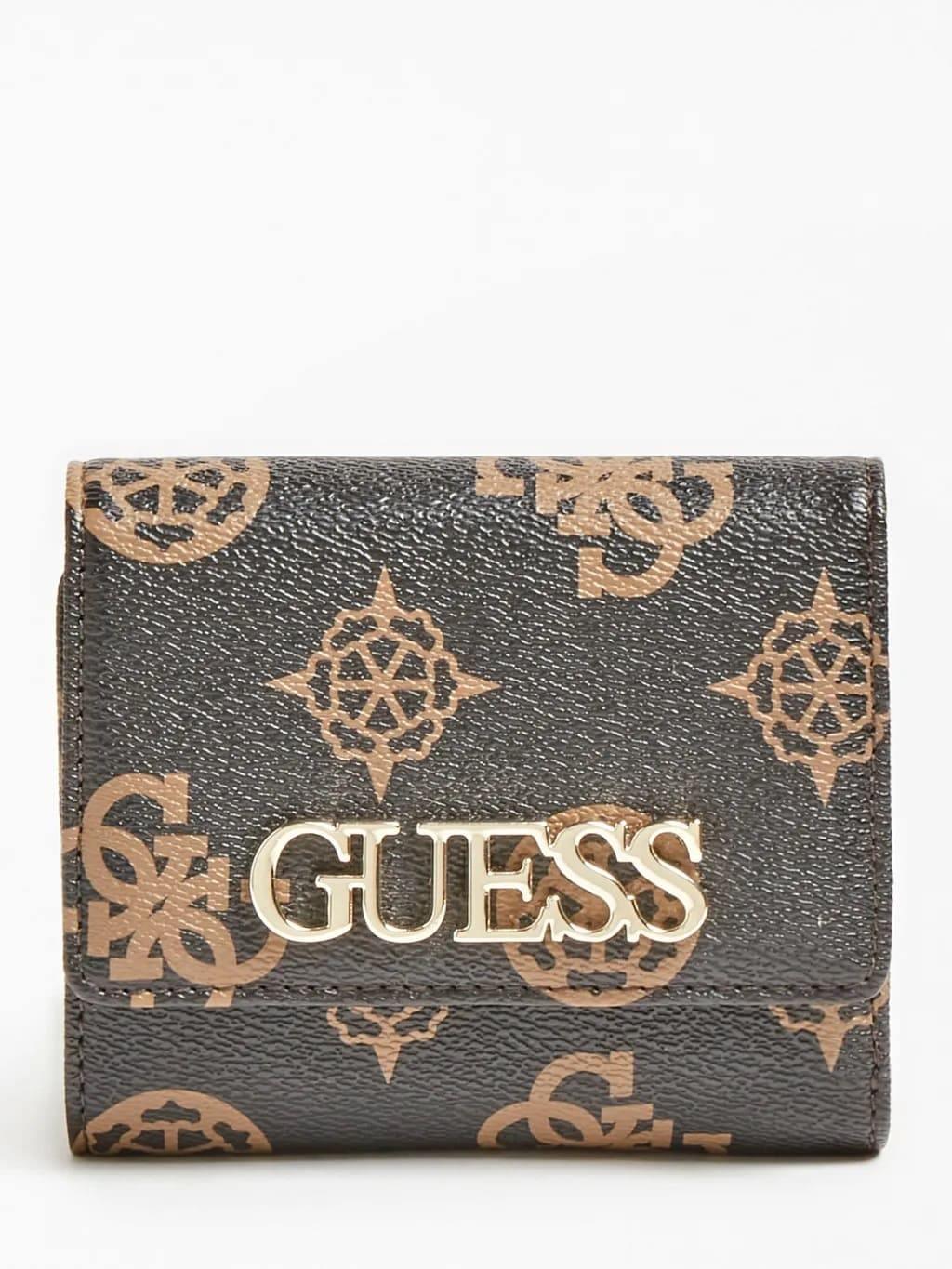 Mini portefeuille Guess Uptown Chic Logo - Mini portefeuille Guess Uptown Chic Logo - Default Title Melisac -Reims