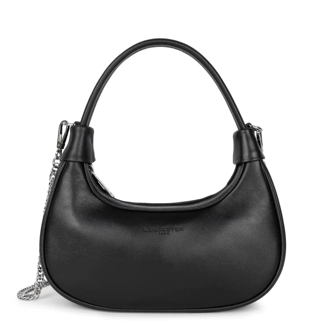 Mini Sac Hobo Lancaster Suave Aura 531-030 - Mini Sac Hobo Lancaster Suave Aura 531-030 - Noir Melisac -Reims