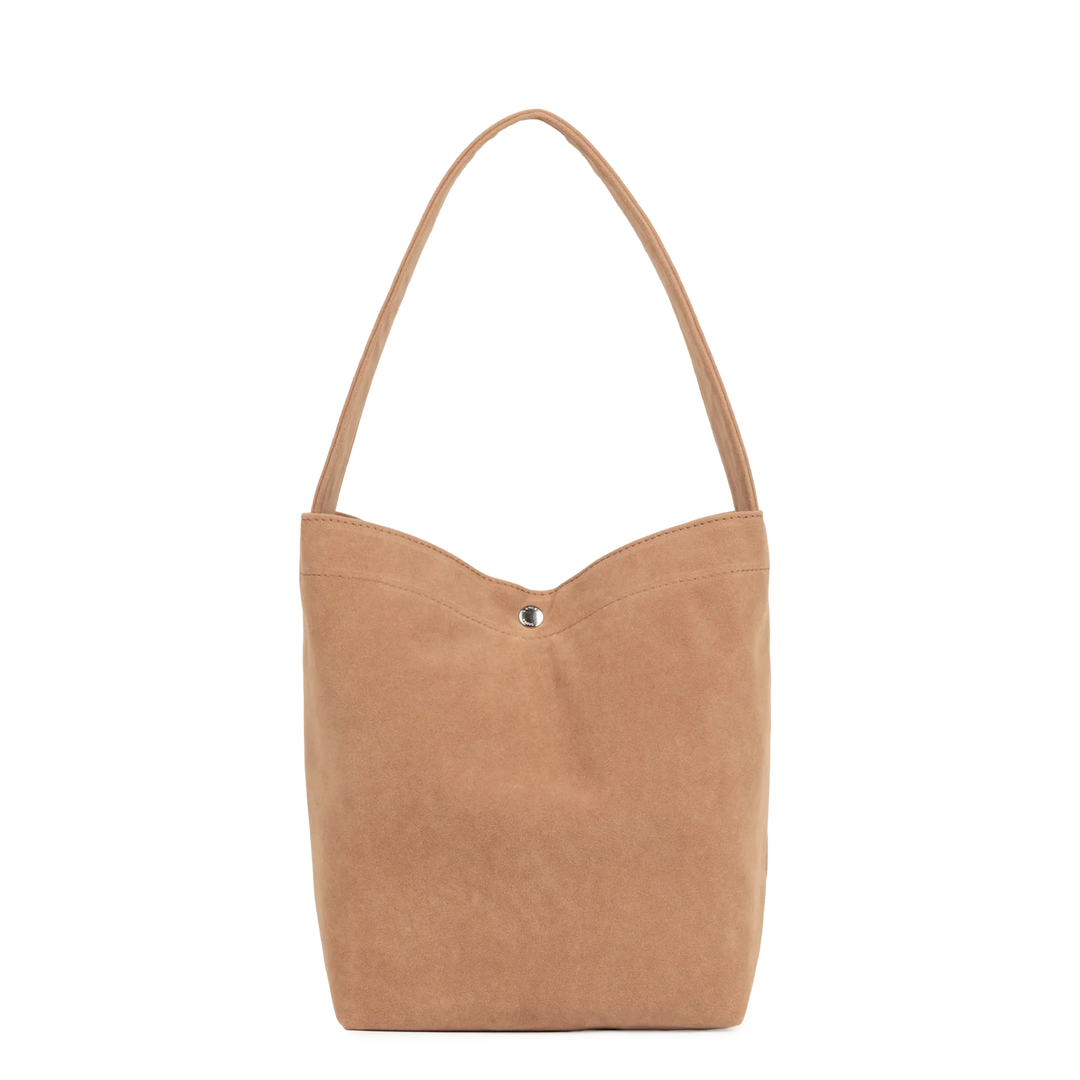 Mini Sac Seau en velours camel Lancaster 518-060
