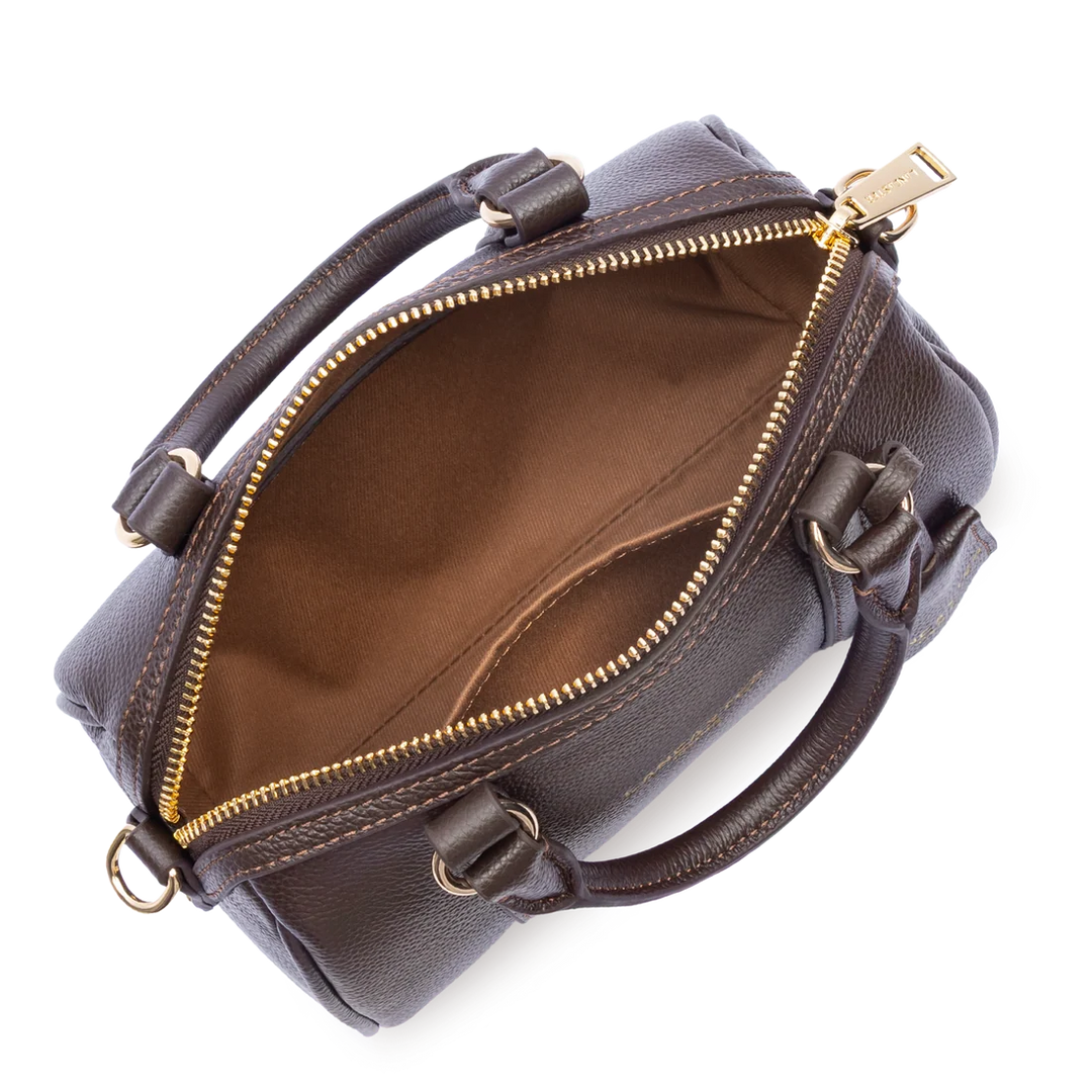 Petit Sac Polochon en cuir Milano Ana Lancaster 547-101