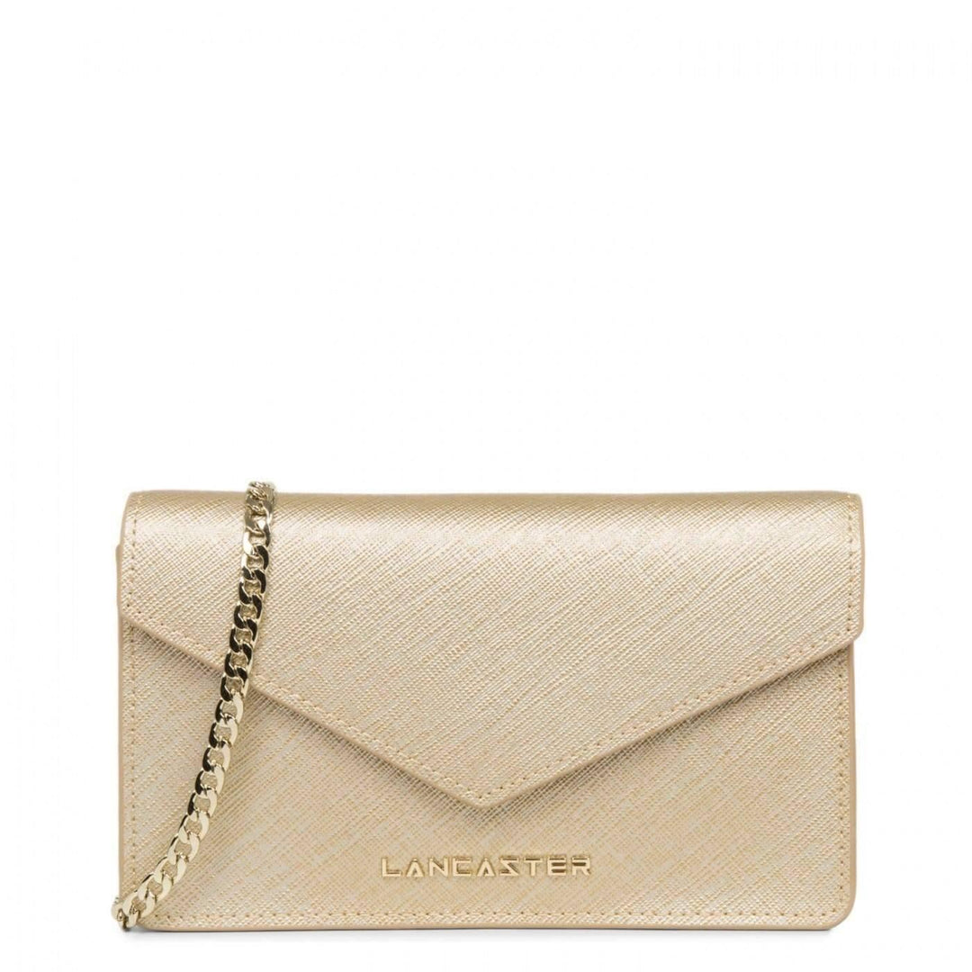 Pochette Lancaster Saffiano Signature 527-23 - Pochette Lancaster Saffiano Signature 527-23 - Champagne Melisac -Reims