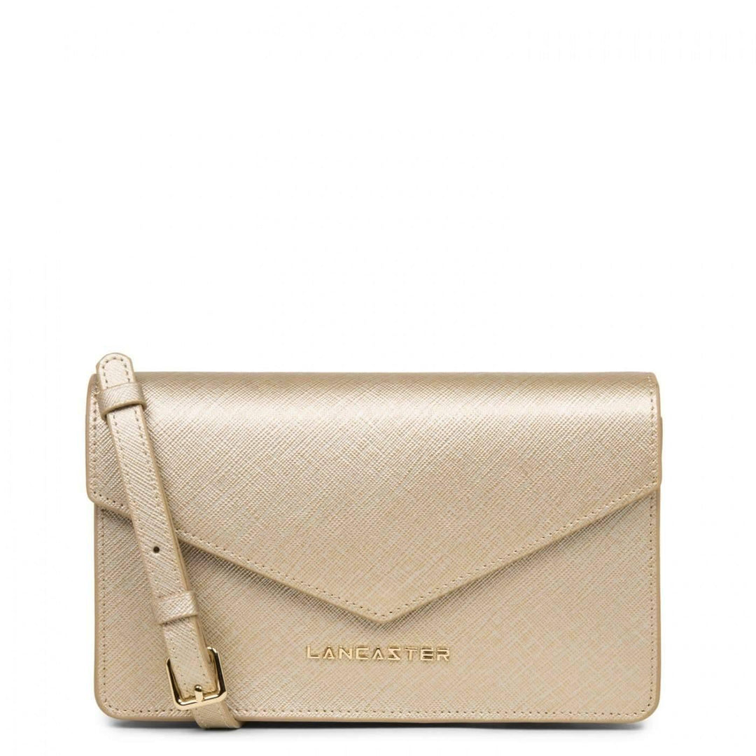 Pochette Lancaster Saffiano Signature 527-29 - Pochette Lancaster Saffiano Signature 527-29 - Champagne Melisac -Reims