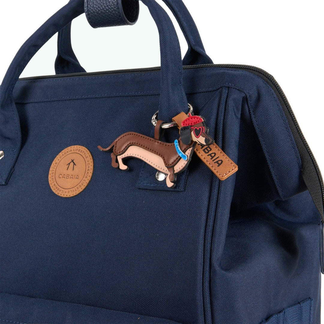 Porte clés Charms Funny Sausage Dog Cabaia