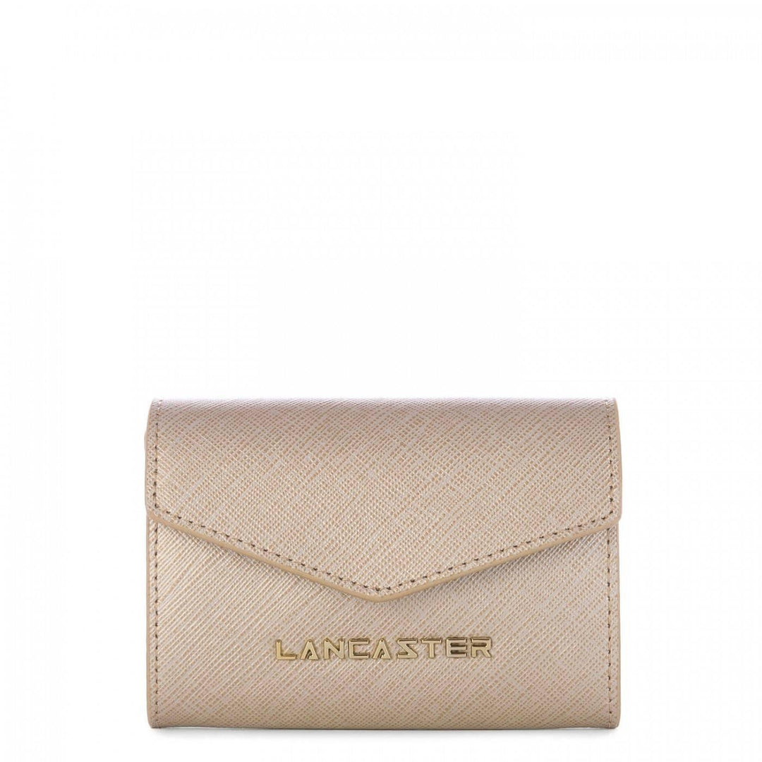 Porte monnaie Lancaster Saffiano Signature 127-01 - Porte monnaie Lancaster Saffiano Signature 127-01 - Champagne Melisac -Reims