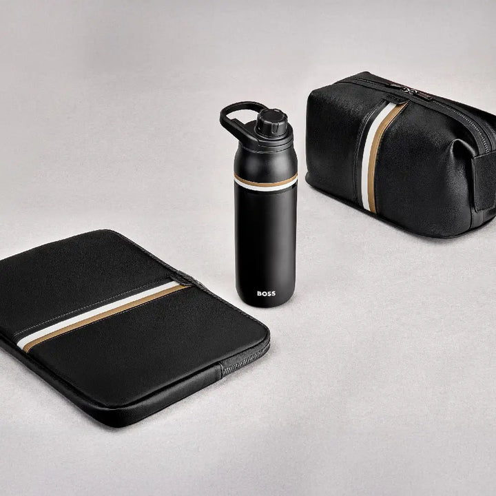Porte-ordinateur noir Iconic Hugo Boss - Melisac