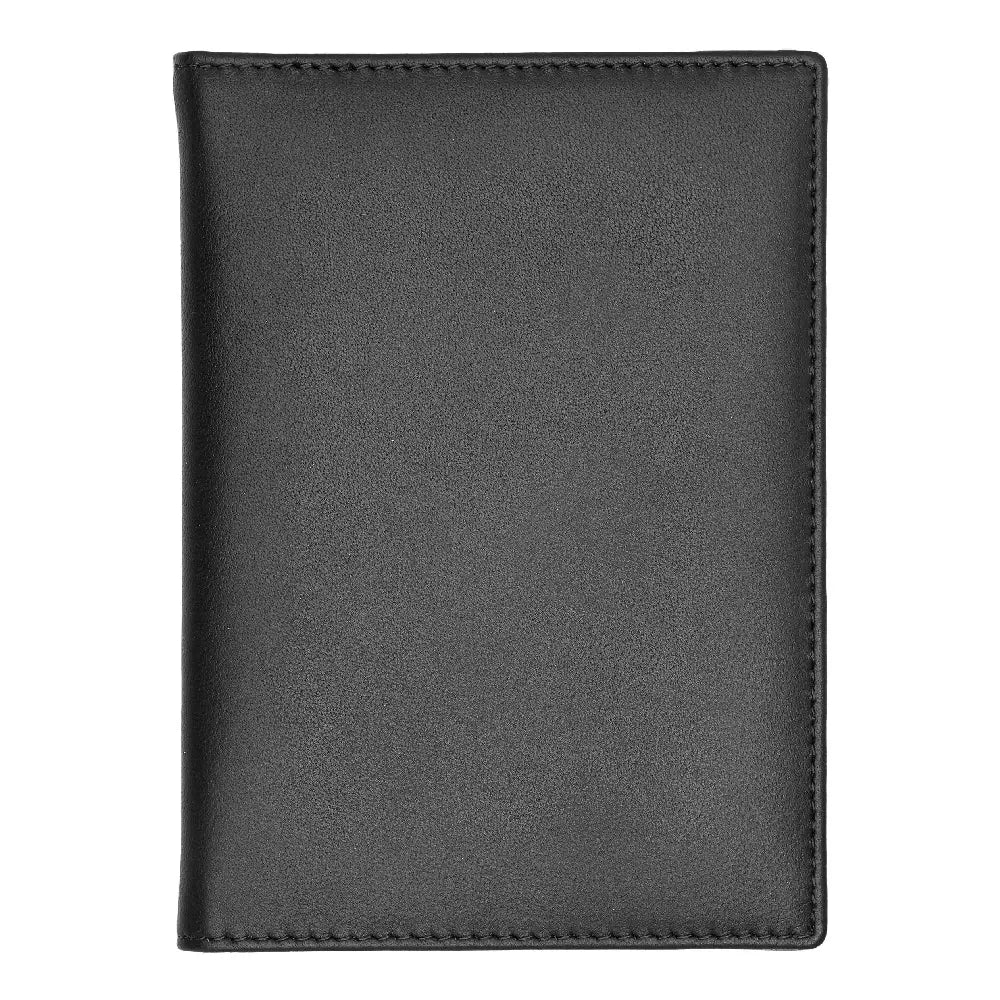 Porte-cartes Classic Smooth Hugo Boss noir en cuir - Melisac