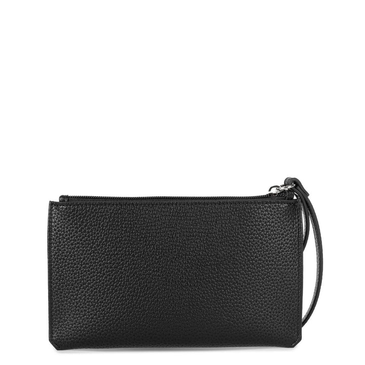 Pochette portefeuille zippée Lancaster Maya Double KBA noir
