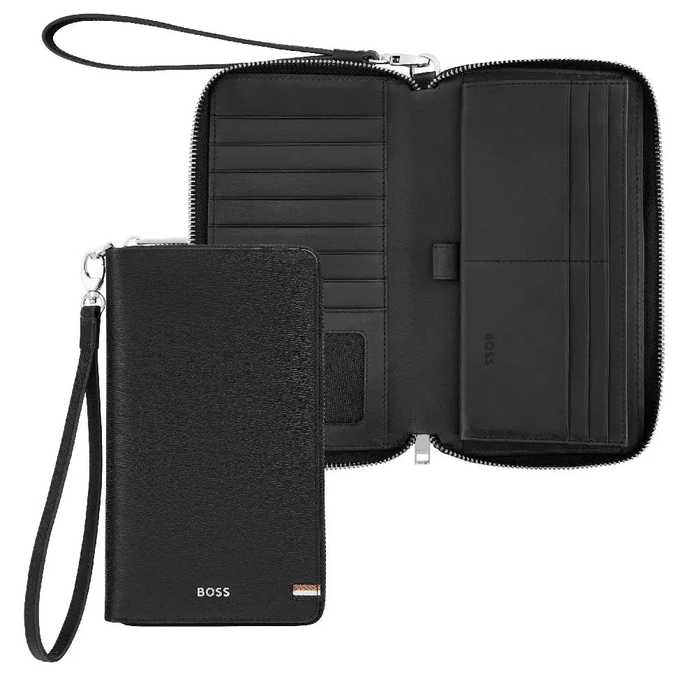 Portefeuille de voyage grand format Hugo Boss Iconic - Melisac