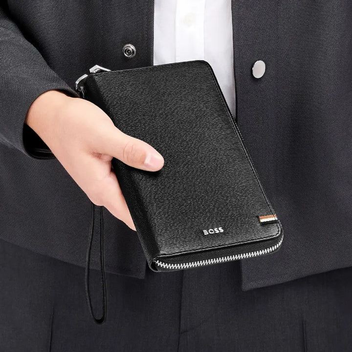 Portefeuille de voyage grand format Hugo Boss Iconic - Melisac
