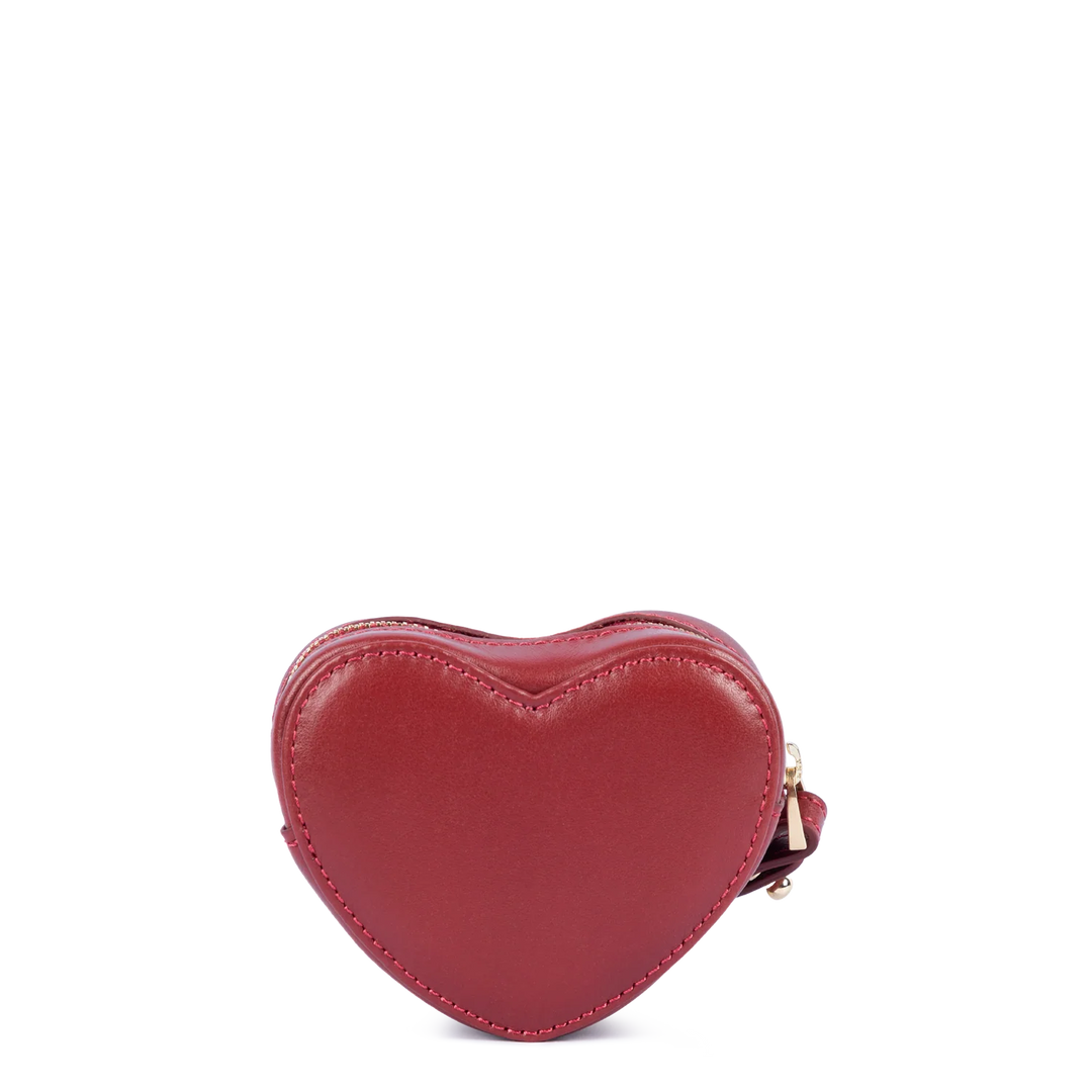 Portemonnaie coeur en cuir Lancaster Paris Philos 131073