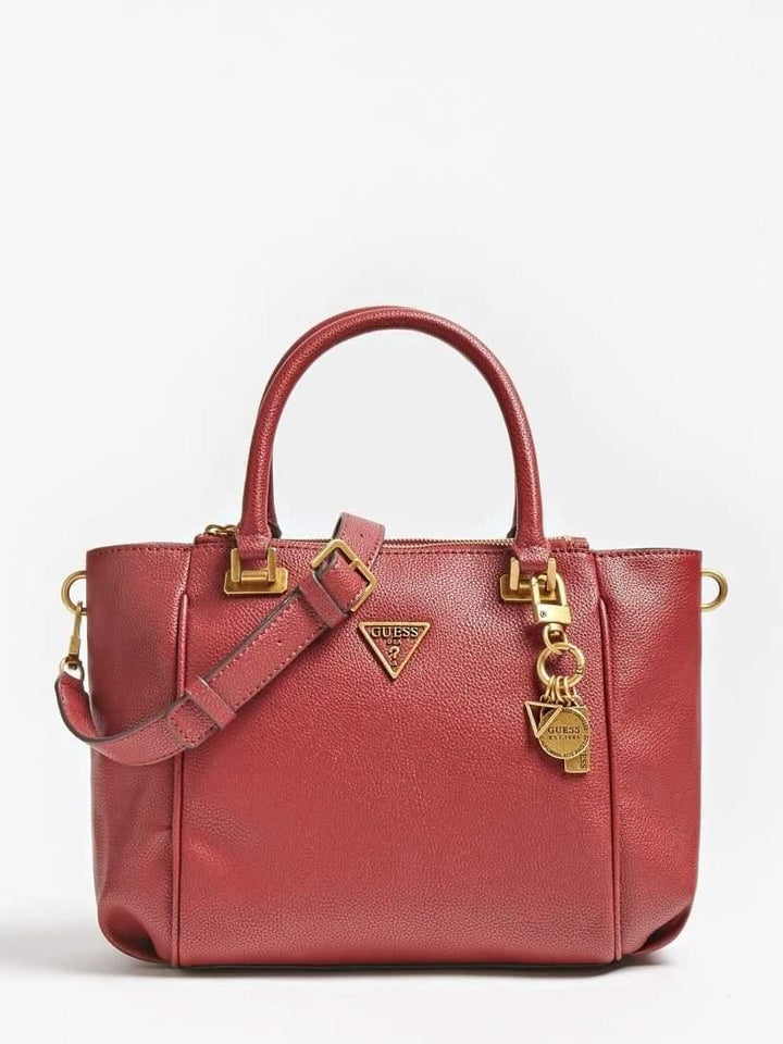 Sac à main Guess Destiny Status Satchel - Sac à main Guess Destiny Status Satchel - Merlot Melisac -Reims