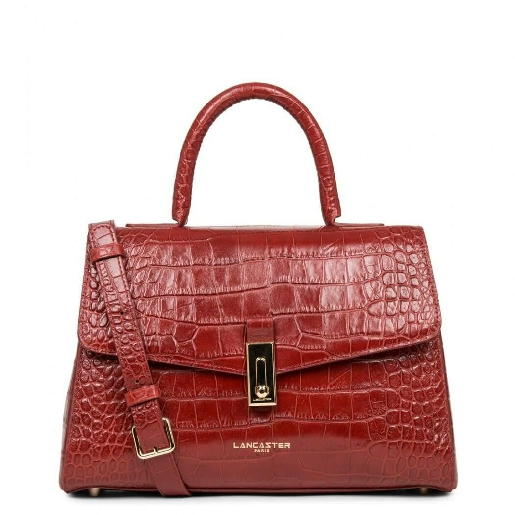 Sac à main Lancaster Exotic Croco 524-47 - Sac à main Lancaster Exotic Croco 524-47 - Rouge Melisac -Reims