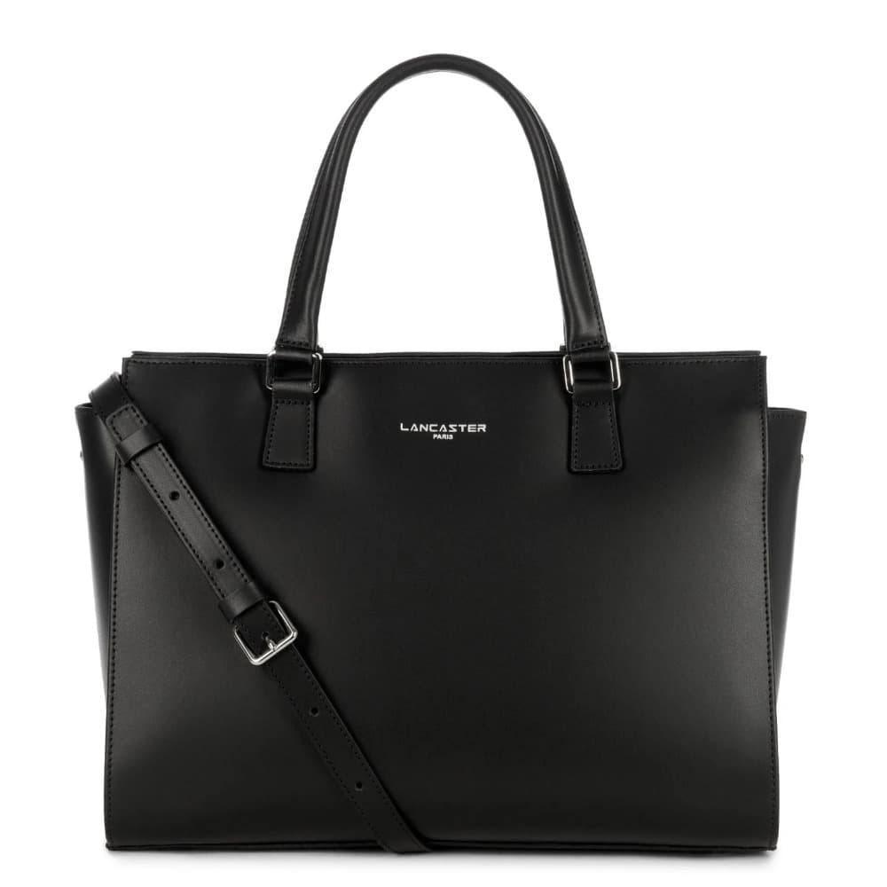 Sac à main Lancaster Smooth 437-04 - Sac à main Lancaster Smooth 437-04 - Noir Melisac -Reims