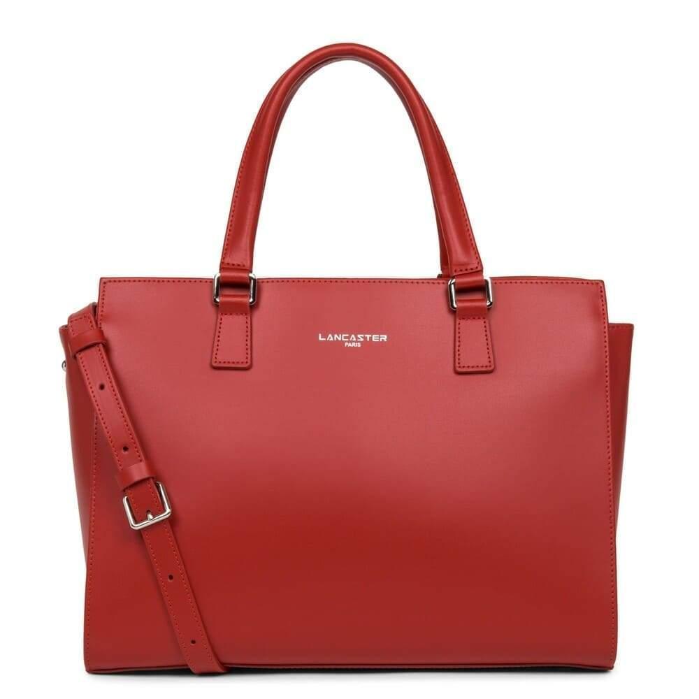 Sac à main Lancaster Smooth 437-04 - Sac à main Lancaster Smooth 437-04 - Rouge Melisac -Reims