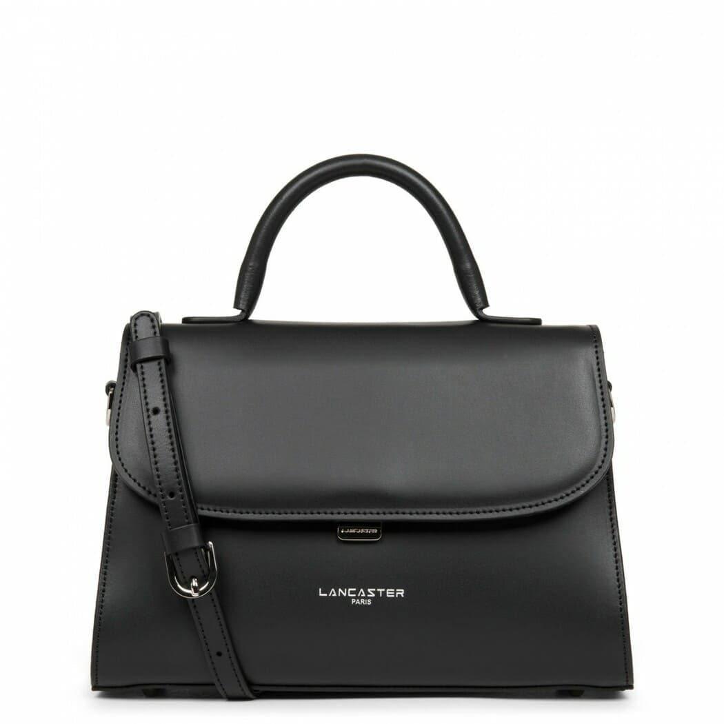 Sac à main Lancaster Smooth Even 437-17 - Sac à main Lancaster Smooth Even 437-17 - Noir Melisac -Reims