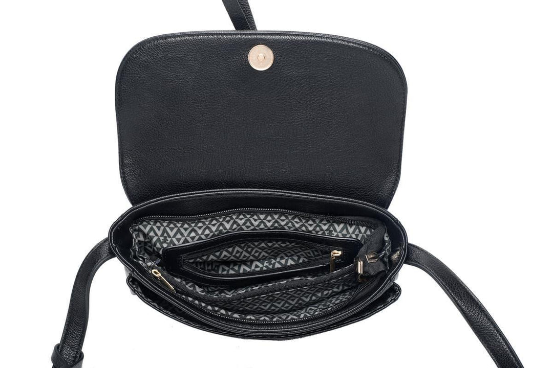 Sac bandoulière Lulu Castagnette Nazima - Sac bandoulière Lulu Castagnette Nazima - Noir Melisac -Reims