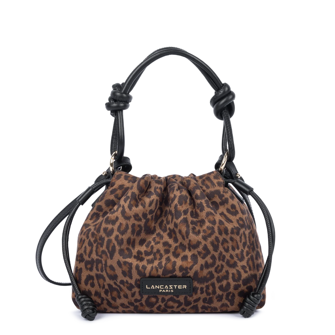 Sac besace jungle imprimé léopard marron Lancaster 528-094