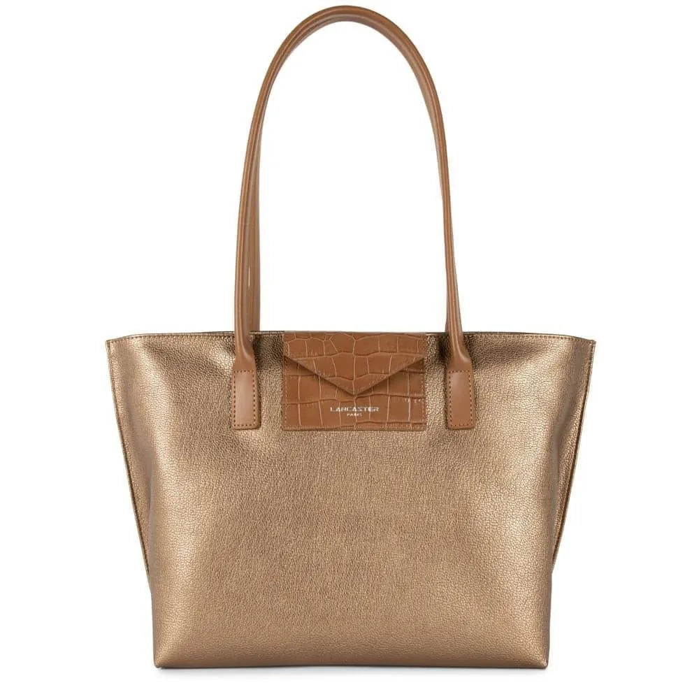 Sac cabas Lancaster 517-29 - Sac cabas Lancaster 517-29 - Cuivre/Noisette/Camel Melisac -Reims