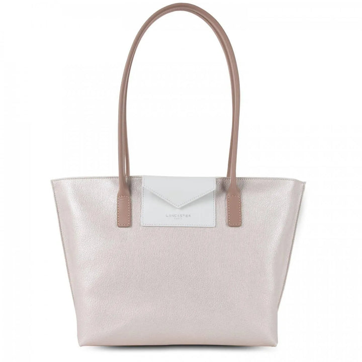 Sac cabas Lancaster 517-29 - Sac cabas Lancaster 517-29 - Nacré/Blanc/Nude Melisac -Reims