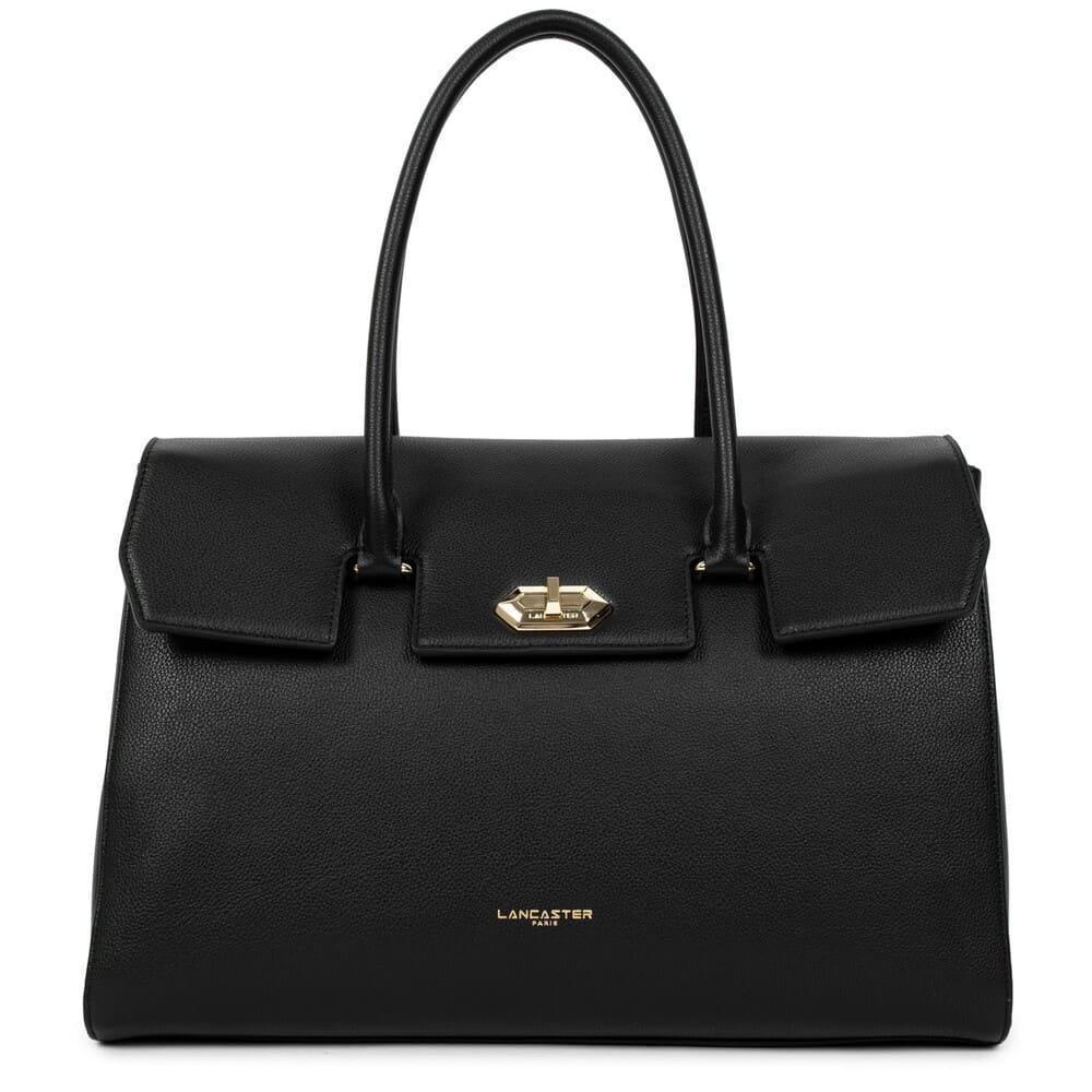 Sac cabas Lancaster Foulonné Milano 547-57 - Sac cabas Lancaster Foulonné Milano 547-57 - Noir Melisac -Reims