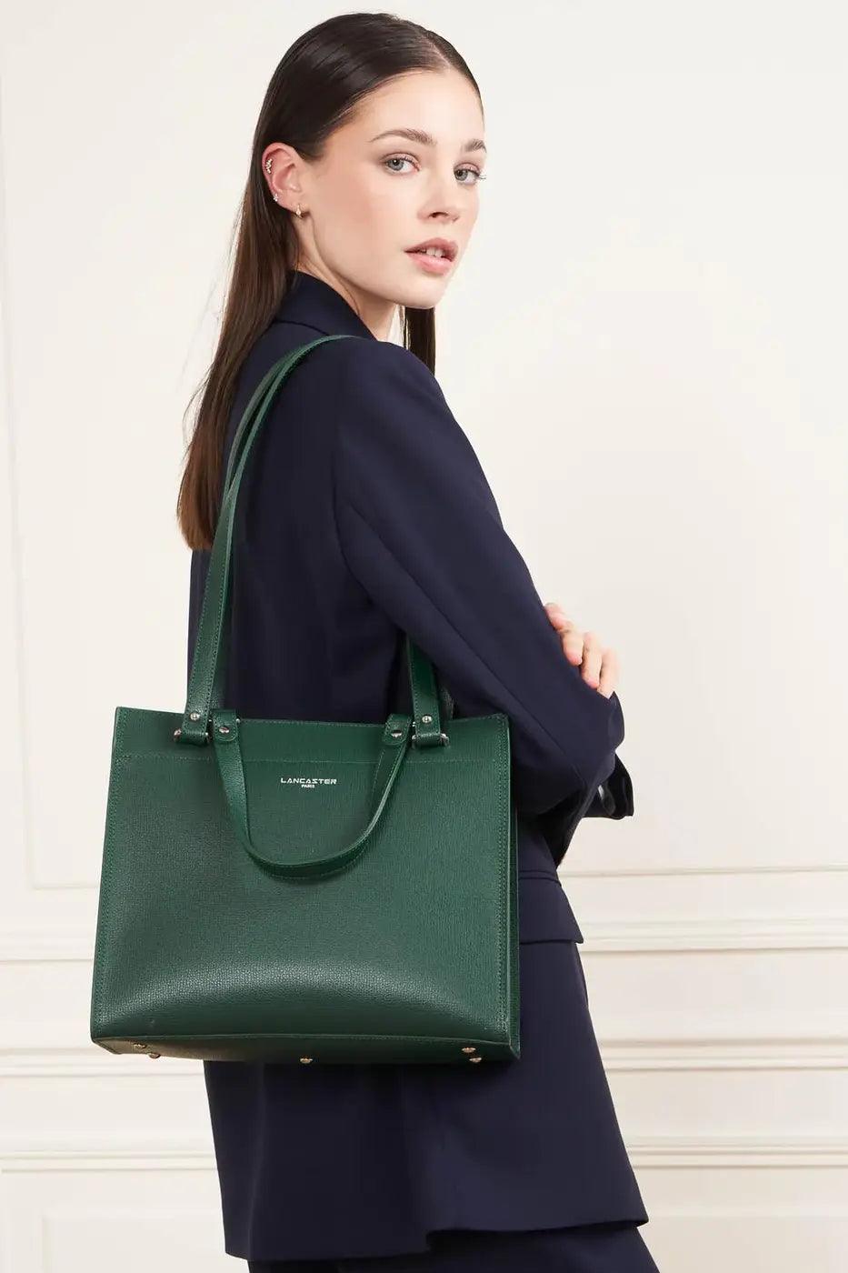 Sac Cabas Lancaster Sierra 438-002 - Sac Cabas Lancaster Sierra 438-002 - Vert foncé Melisac -Reims