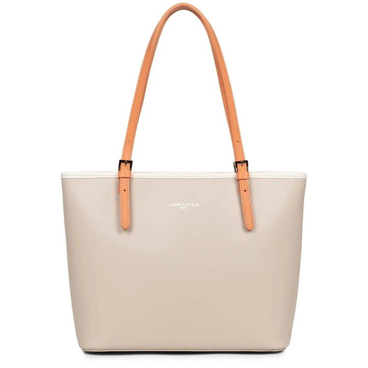 Sac Cabas Lancaster Smooth 437-07 - Sac Cabas Lancaster Smooth 437-07 - Galet rosé - Ecru - Passion Melisac -Reims