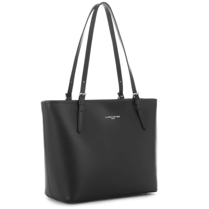 Sac Cabas Lancaster Smooth 437-07 - Sac Cabas Lancaster Smooth 437-07 - Noir Melisac -Reims