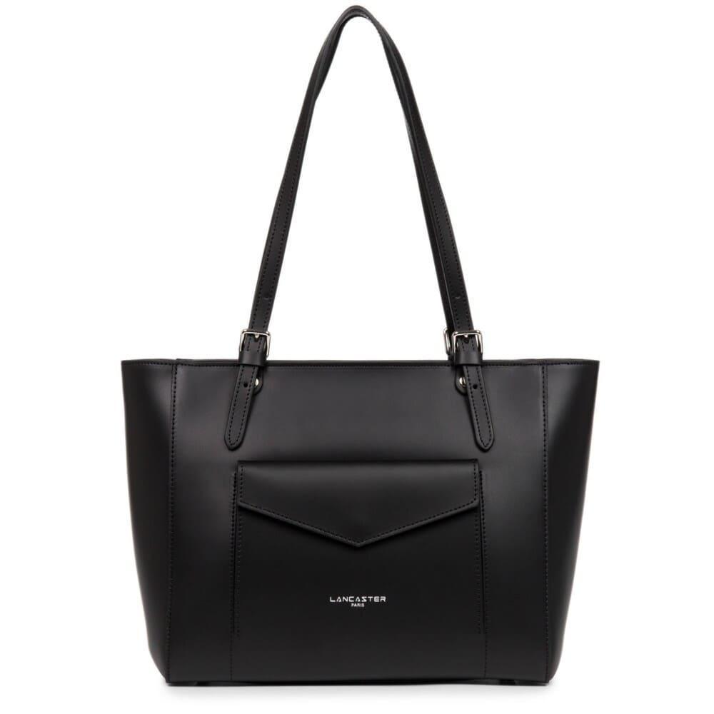 Sac Cabas Lancaster Smooth 437-12 - Sac Cabas Lancaster Smooth 437-12 - Noir Melisac -Reims