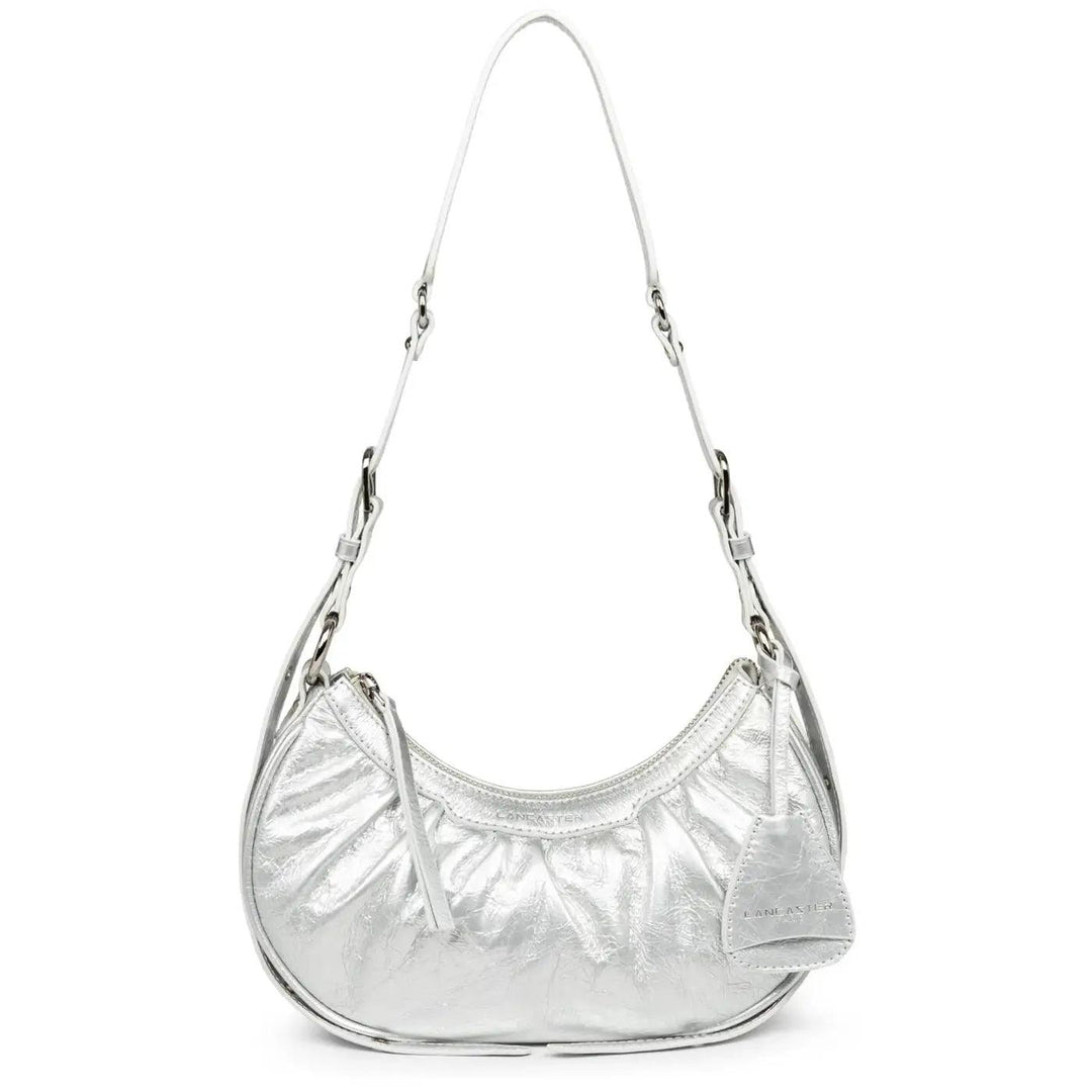 Sac Demi lune Lancaster Rétro & Glam 577-19 - Sac Demi lune Lancaster Rétro & Glam 577-19 - Blanc Nacré Melisac -Reims